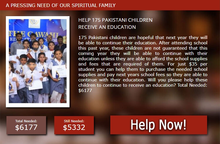 Click here to sponsor a child