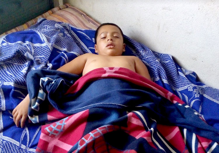 Picture of boy in Guatemala who struggles with epilepsy