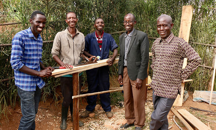Image of carpentry training center in Rwanda