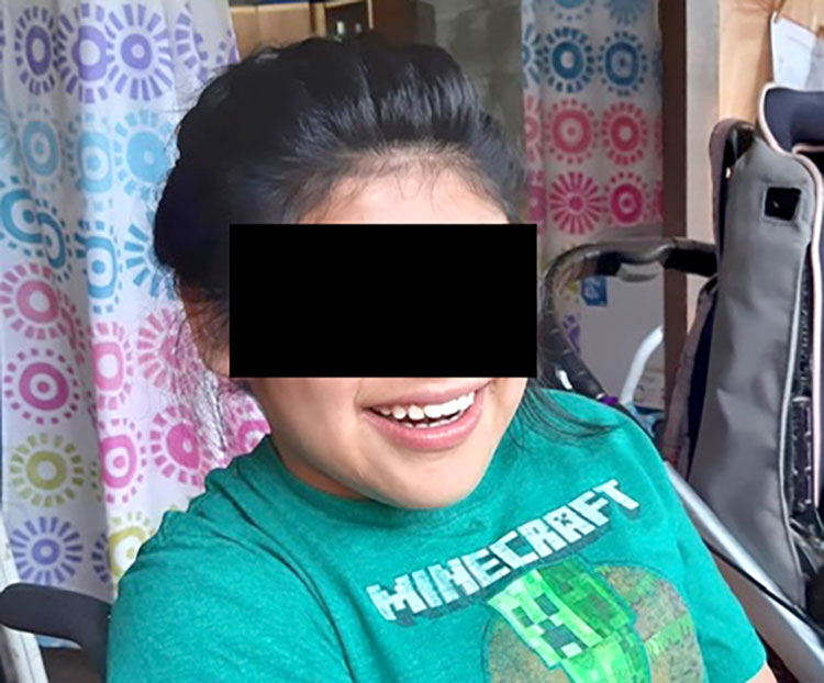 Picture of a girl rescued out of trafficking in Guatemala