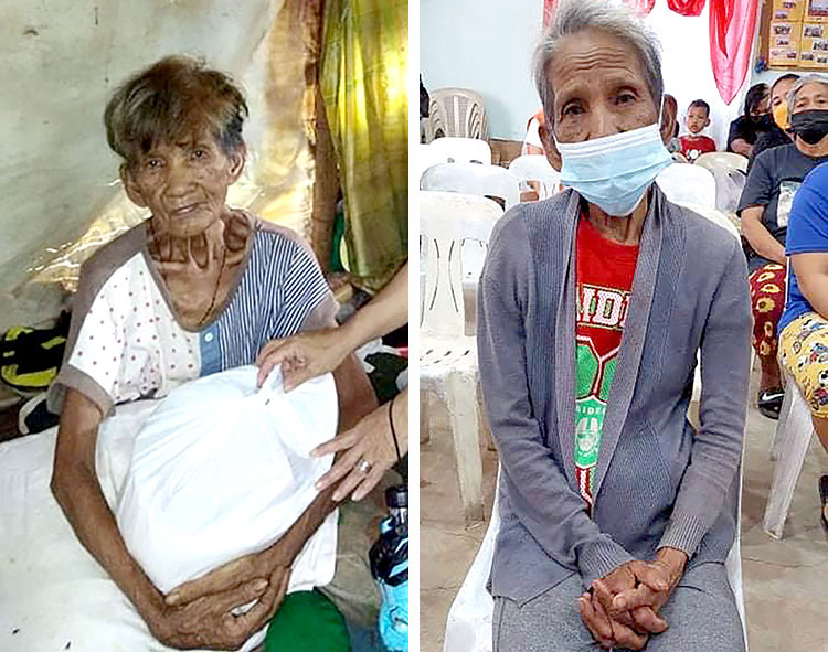 Before and after image of Salvacion